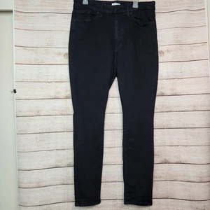 Good American Always Fit Good High Rise Skinny Jeans Black Size 14-18 #GL213T - Picture 1 of 14