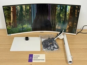 SAMSUNG 34” ViewFinity S65TC Ultra-WQHD Curved Computer Monitor READ/FOR PARTS - Picture 1 of 5