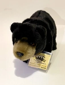 Webkinz Small Signature Black Bear WKSS2002 Nuevo con etiqueta y código sin usar - NUEVO - Imagen 1 de 4
