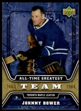 2006-07 Upper Deck All-Time Greatest Johnny Bower Toronto Maple Leafs #ATG28 R39