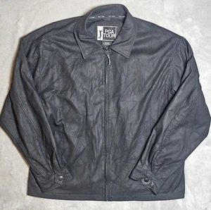PGA Tour Herren Windbreaker dunkel anthrazit grau durchgehender Reißverschluss Golfjacke Large - Bild 1 von 13