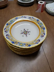 8 MERIDIANA CERAMICHE Soup Pasta Bowls 8.5" Euc++ New Bin 87 - Picture 1 of 10