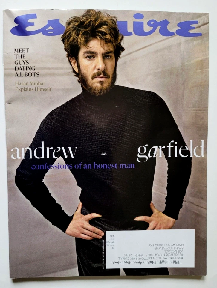 Esquire Magazine October November 2024 Andrew Garfield Free Ground Shipping Foto 1 de 1