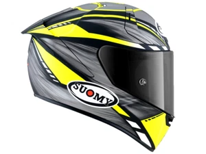 Suomy "SR-GP" Helmet On Board Matte Grey/Hi-Viz Size XS - Picture 1 of 5