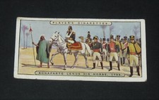 JOHN PLAYER'S CIGARETTES CARD NAPOLON BONAPARTE 1915 #10 LENDS HIS HORSE 1799