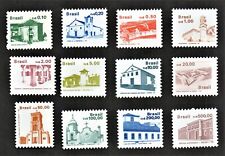 Brazil Stamps 1986-1988 Brazilian historical heritage, Complete Set 12v - MNH