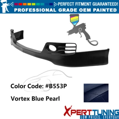 Fits 06-08 Acura TSX EURO-R Style Painted #B553P Front Lip Lower Chin Spoiler PU Foto 1 de 4