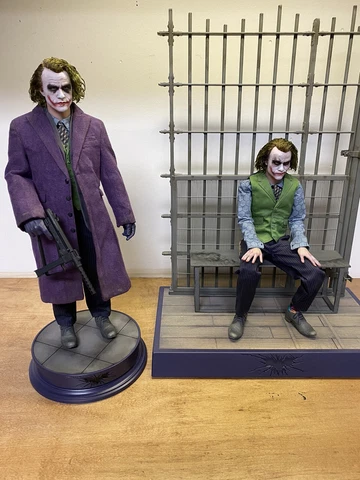 Queen Studio Joker 1/6 Inart Rooted Hair Deluxe Two Pack - US Seller Cover