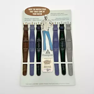 JB Champion USA Sueded Pigskin unbenutzt nos Vintage Watch Band Display Board - 6 - Bild 1 von 14