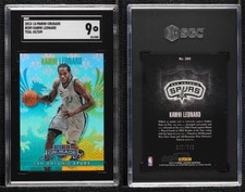 2013-14 Panini Crusade Crusade Teal /249 Kawhi Leonard #289 SGC 9 MINT