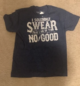 Unisex Kids Girls Boys New With Tags Harry Potter Solemnly Swear T Shirt S 6/7 - Picture 1 of 2