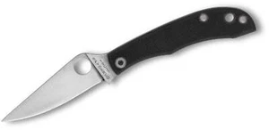 Spyderco Honeybee Slip Joint Knife Black G-10 (1.68", Satin, 12c27) C137GBKP - Picture 1 of 1