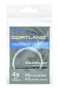 Cortland 605046 4586-0055 Fair Play Fly Leader Fishing Equipment