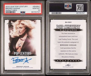 PSA 10, 2012 LEAF POP CENTURY SIG BABH1 BROOKE HOGAN Auto; Hulk Hogans Daughter! - Picture 1 of 1
