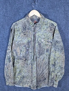 Game Winner Mens Long Sleeve Button Up Shirt Mossy Oak BRUSH Camo w Pockets Camp - Picture 1 of 13