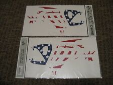 G Loomis Large Decal Set - R&L Facing Surface Mount Stickers USA Red White Blue