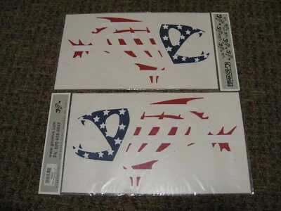 G Loomis Large Decal Set - R&L Facing Surface Mount Stickers USA Red White Blue Foto 1 de 3