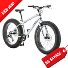 Complete Cruiser Bikes Mongoose Malus Adult Fat Tire Mountain Bike 26Inch Wheels