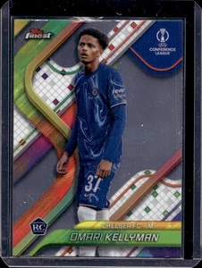 2024-25 Finest UEFA Omari Kellyman RC #142 Chelsea - Picture 1 of 2