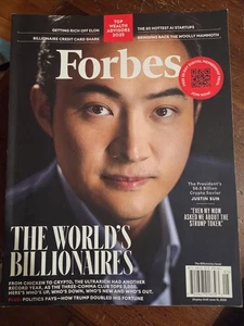 FORBES MAGAZINE-2025-THE WORLD'S BILLIONAIRES-Brand New-Never Read! - Picture 1 of 7