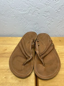 Olukai U'i 20245 Damen-Riemensandalen, hellbraunes Leder, Damengröße 7–37 EU - Bild 1 von 11