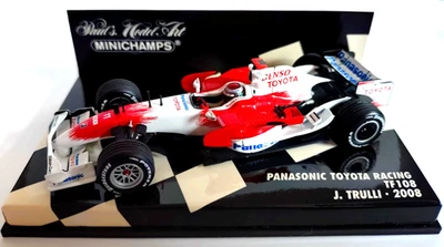 Minichamps 1:43 Toyota TF108 – Jarno Trulli – Panasonic Racing – Formula 1 2008 - Image 1 of 4