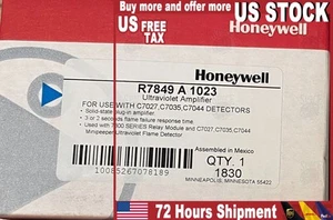 Wzmacniacz płomienia ultrafioletowego Honeywell R7849A1023 Nowy Darmowy podatek w USA - Zdjęcie 1 z 5