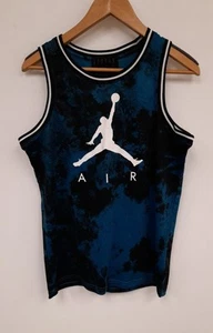 Nike Boy's Air Jordan Tie Dye Blue Size XL Jersey - Picture 1 of 3