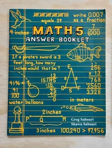 Teaching Textbooks Math 5, Answer Booklet, 2007 - Picture 1 of 2