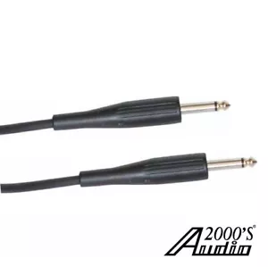 Audio2000'S ADC204E Cavo per strumento/basso/chitarra 10 piedi da 1/4" a 1/4". NUOVO - Foto 1 di 2