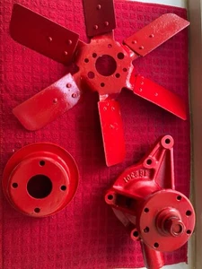 MGA Cast Iron water pump original 1G2301 with fan and pulley - Bild 1 von 4