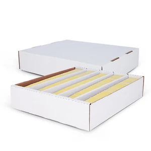 5000Ct Trading Card Storage Boxes (Full Lid) – 1 Pack | Corrugated Cardboard Org - Picture 1 of 7