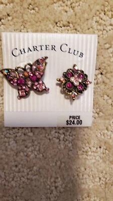 Pin Charter Club Butterfly Duo 363547P Foto 1 de 2