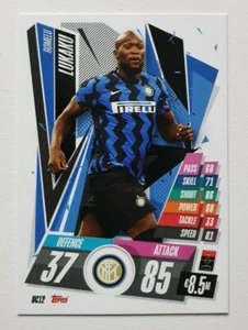 2020/21 Match Attax UEFA Champions League - Romelu Lukaku Card Inter Milan - Imagen 1 de 1