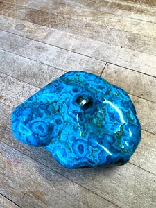 Malachite Crystal Gemstone W Blue & Pale Green Chrysocolla Healing Specimen 003 - Picture 1 of 13