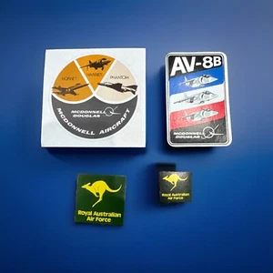 MCDONNELL DOUGLAS HORNET HARRIER PHANTOM - AV-8B - RAAF Sticker Vintage 80’s - Bild 1 von 4