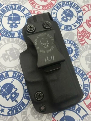 QUICK SHIP Concealer IWB Black Kydex Holster for SPRINGFIELD HELLCAT 2A 2AGW - Image 1 of 3