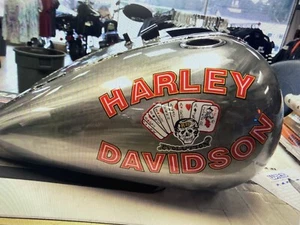 Harley Davidson And The Marlboro Man FXR Gas Tank Decals Movie Bike Replicas - Picture 1 of 4