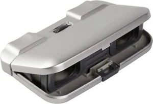 Kenko Japan 25 caliber flat-panel fold-down silver binoculars 3X25 - Picture 1 of 4