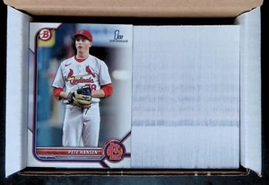 250x LOT - PETE HANSEN CARDINALS RC 1st card 2022 BOWMAN DRAFT #BD-128 - Picture 1 of 3