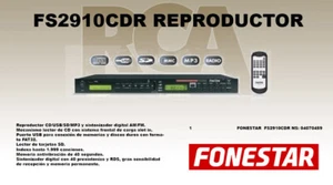 FS-2910CDR FONESTAR REPRODUCTOR CD/MP3 + PUERTO USB Y SINTONIZADOR AM/FM - OCASI - Picture 1 of 1