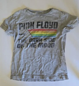Pink Floyd Shirt Childs XS Gray Logo Print Short Sleeve Round Neck Casual Tee - Picture 1 of 3