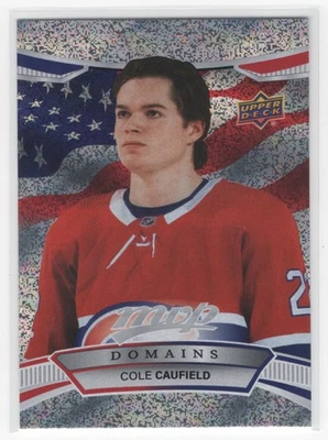 2022-23 Upper Deck MVP Domains Cole Caufield Montreal Canadiens #NA-5 - Image 1 of 2
