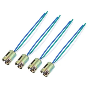 Uxcell 4 Pcs 3 Wires 1157 Bulb Socket Brake Turn Signal Light Harness  - Picture 1 of 4