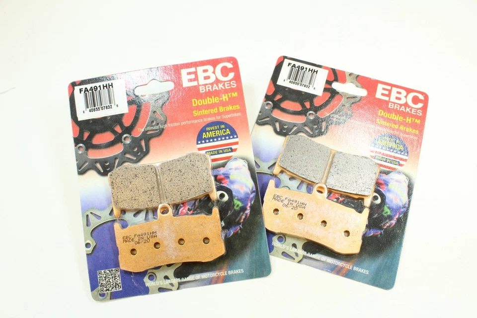 EBC HH Sintered Brake Pad Set for 2013-2017 Triumph 675 DAYTONA ABS Front 2 Pr - Изображение 1 из 1