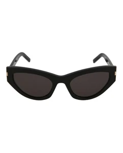 Saint Laurent Damen Cat Eye Schwarz Schwarz Grau Mode Designer Brille - Bild 1 von 4