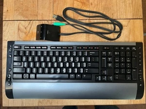 Logitech S 510 967557-0123 Wireless Keyboard With USB PS/2 Receiver -No Mouse - Picture 1 of 13