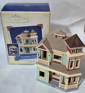 Hallmark Andenken Ornament Andenken Victorian Home 2005 ~ Green House - Bild 1 von 4