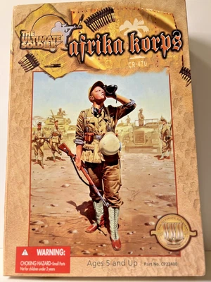 Figura de acción The Ultimate Soldier German Afrika Korps CR-470 - NUEVA EN CAJA SEGUNDA GUERRA MUNDIAL 12"" Foto 1 de 4