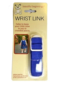 Beautiful Beginnings Adjustable Baby Wrist Link Rein Restrain Safety Toddler - Picture 1 of 3